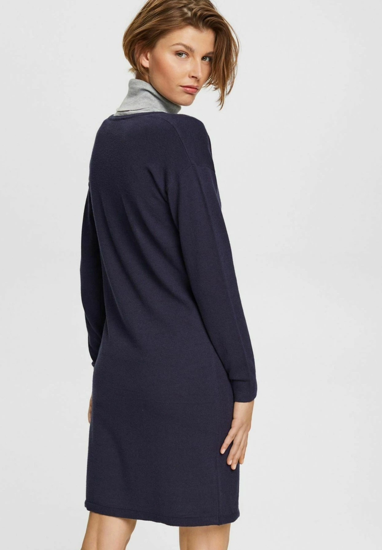 ESPRIT Flat- Etui-Jurk - Navy 3 ESPRIT Flat- Etui-Jurk - Navy - Afbeelding 3