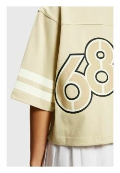 ESPRIT Cropped College Mit Logo - T-Shirt Print - Light Beige -Esprit 70dd3dafe5a446868180aef76e19792a