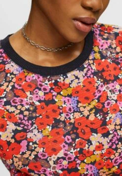 ESPRIT Mit Floralem Allover-Muster - T-Shirt Print - Navy -Esprit 734d3507ea7544d69e7833c6295c1f79