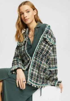 ESPRIT Blousejurk - Dark Teal Green -Esprit 7500fe7b64644a7389cced8d43633b87