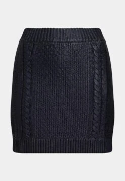 ESPRIT Mit Zopfmuster Im Metallic-Look - A-Lijn Rok - Navy -Esprit 77f84e923273414fb7fff146f9a60688