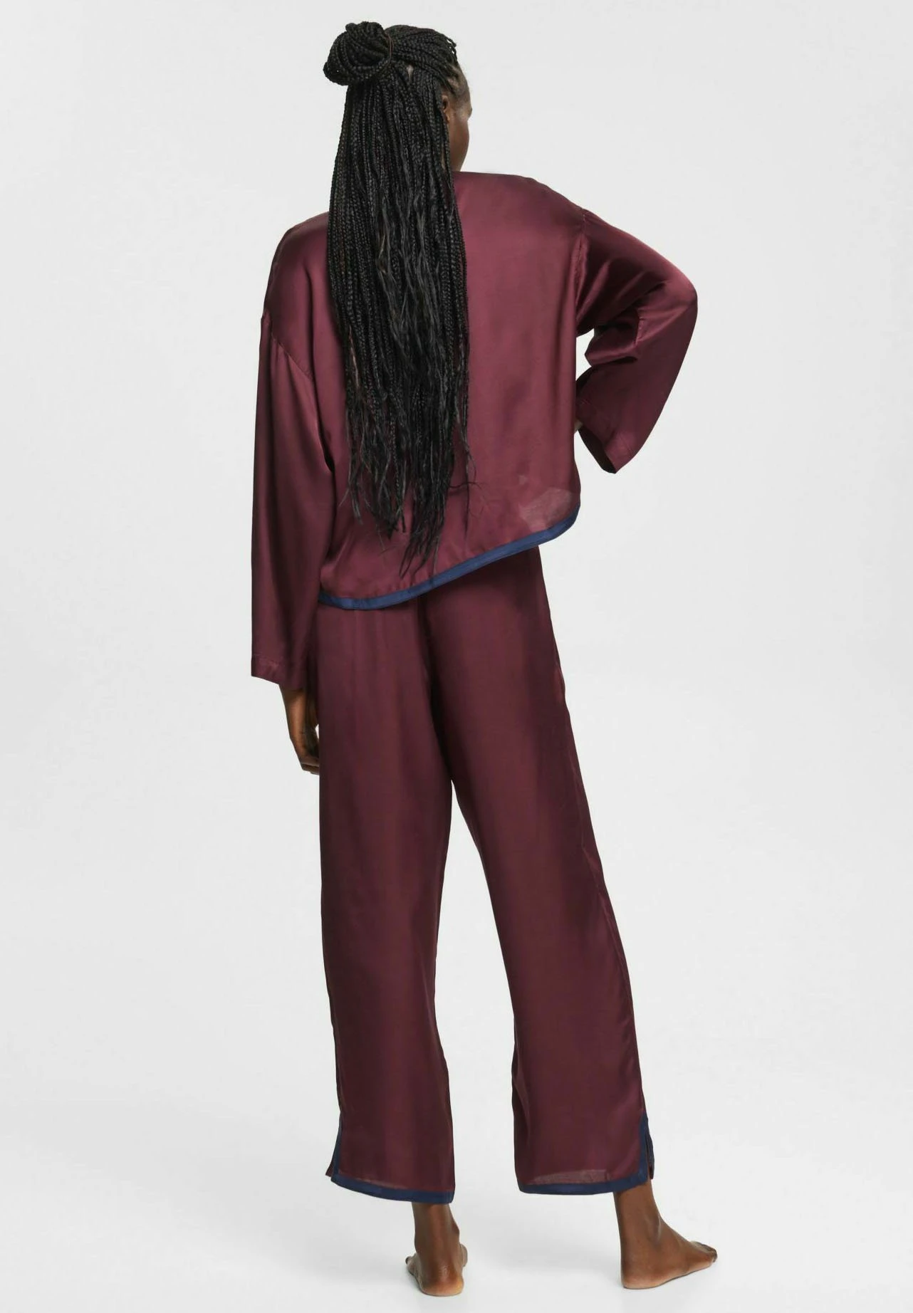 ESPRIT Set - Pyjama - Bordeaux Red 2 ESPRIT Set - Pyjama - Bordeaux Red - Afbeelding 2