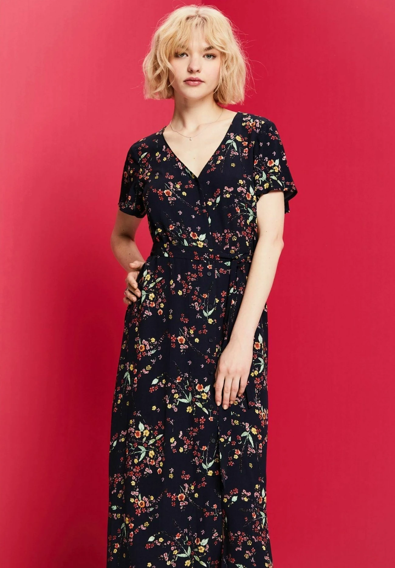 Edc By Esprit Light- Blousejurk - Dark Blue 4 Edc By Esprit Light- Blousejurk - Dark Blue - Afbeelding 4