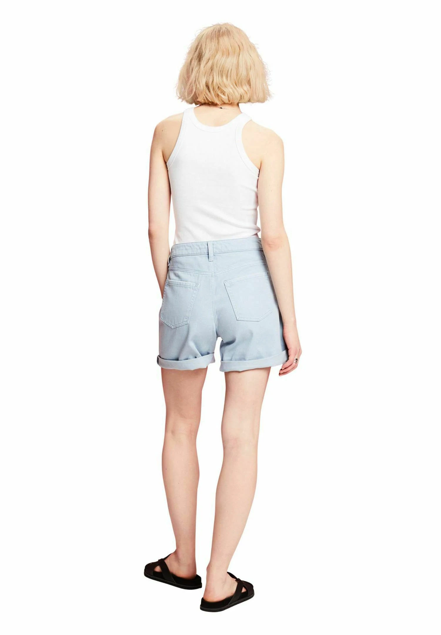 ESPRIT Jeansshort - Light Blue Lavender 2 ESPRIT Jeansshort - Light Blue Lavender - Afbeelding 2