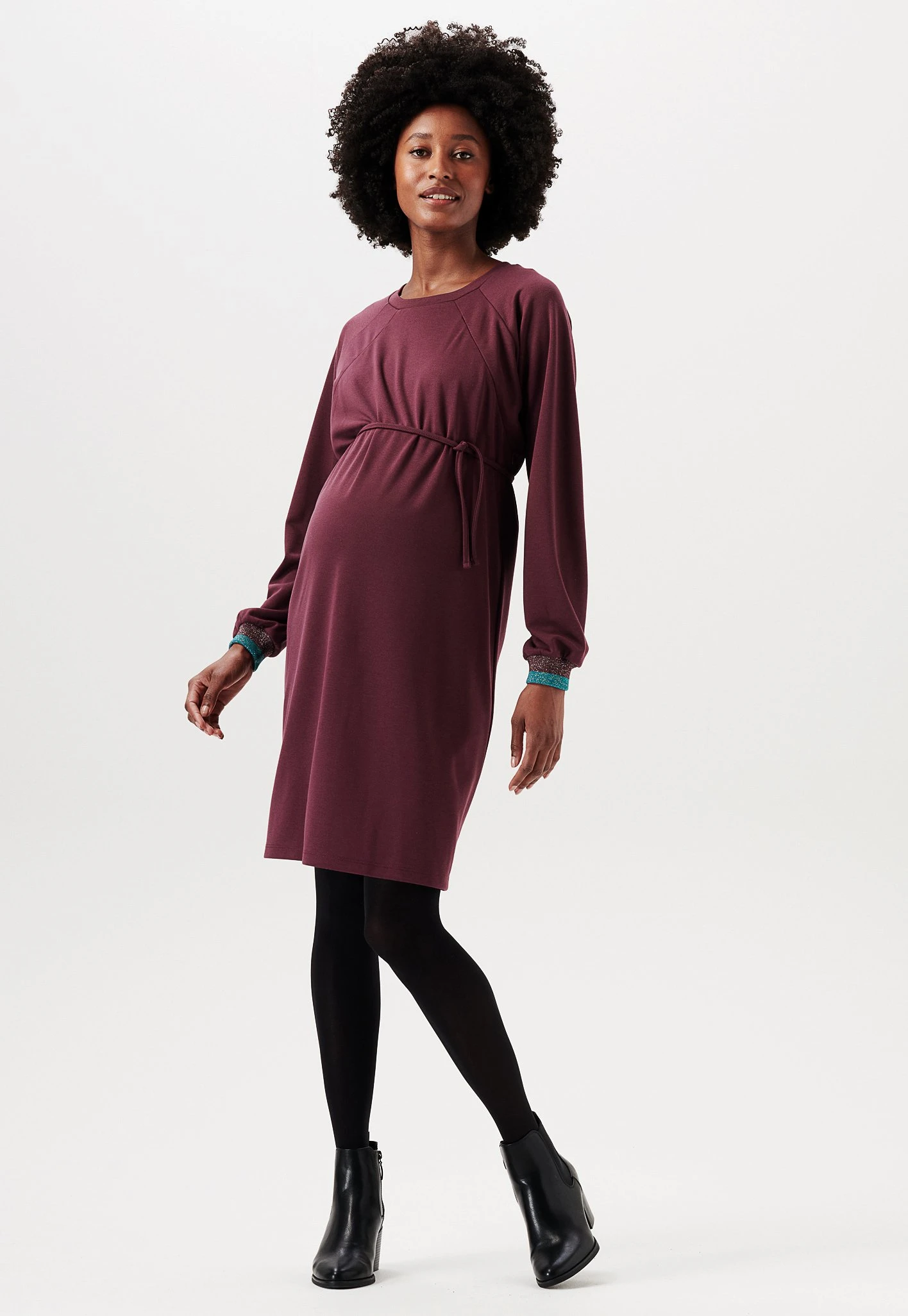 Jerseyjurk - Plum Brown 1 Jerseyjurk - Plum Brown