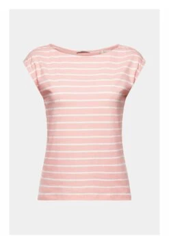 ESPRIT Sslv Stripe - T-Shirt Print - Pink 15 ESPRIT Sslv Stripe - T-Shirt Print - Pink -Esprit 7e7e787796a34561819da0fc26a46768