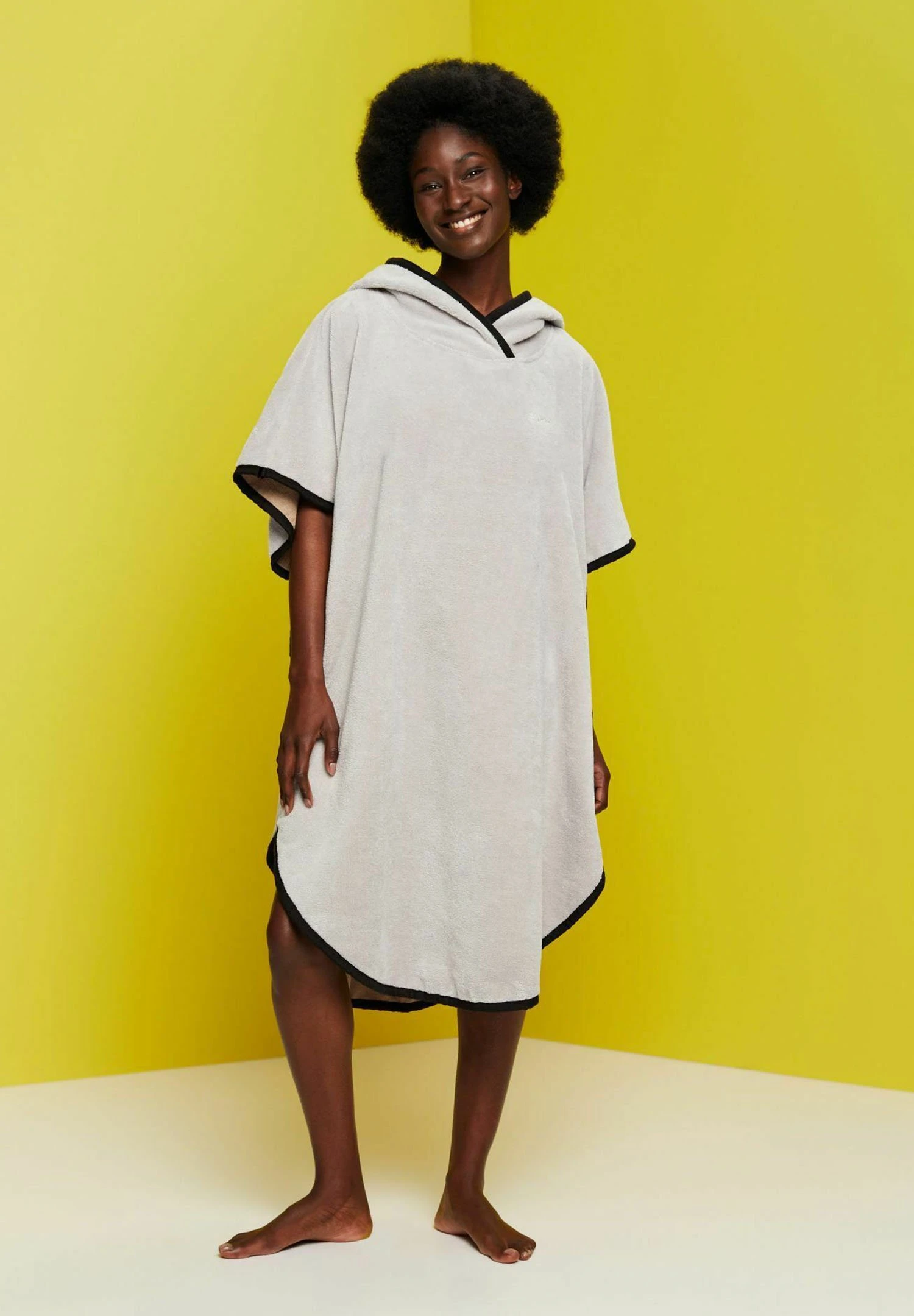 ESPRIT Unisex- Badjas - Stone 3 ESPRIT Unisex- Badjas - Stone - Afbeelding 3