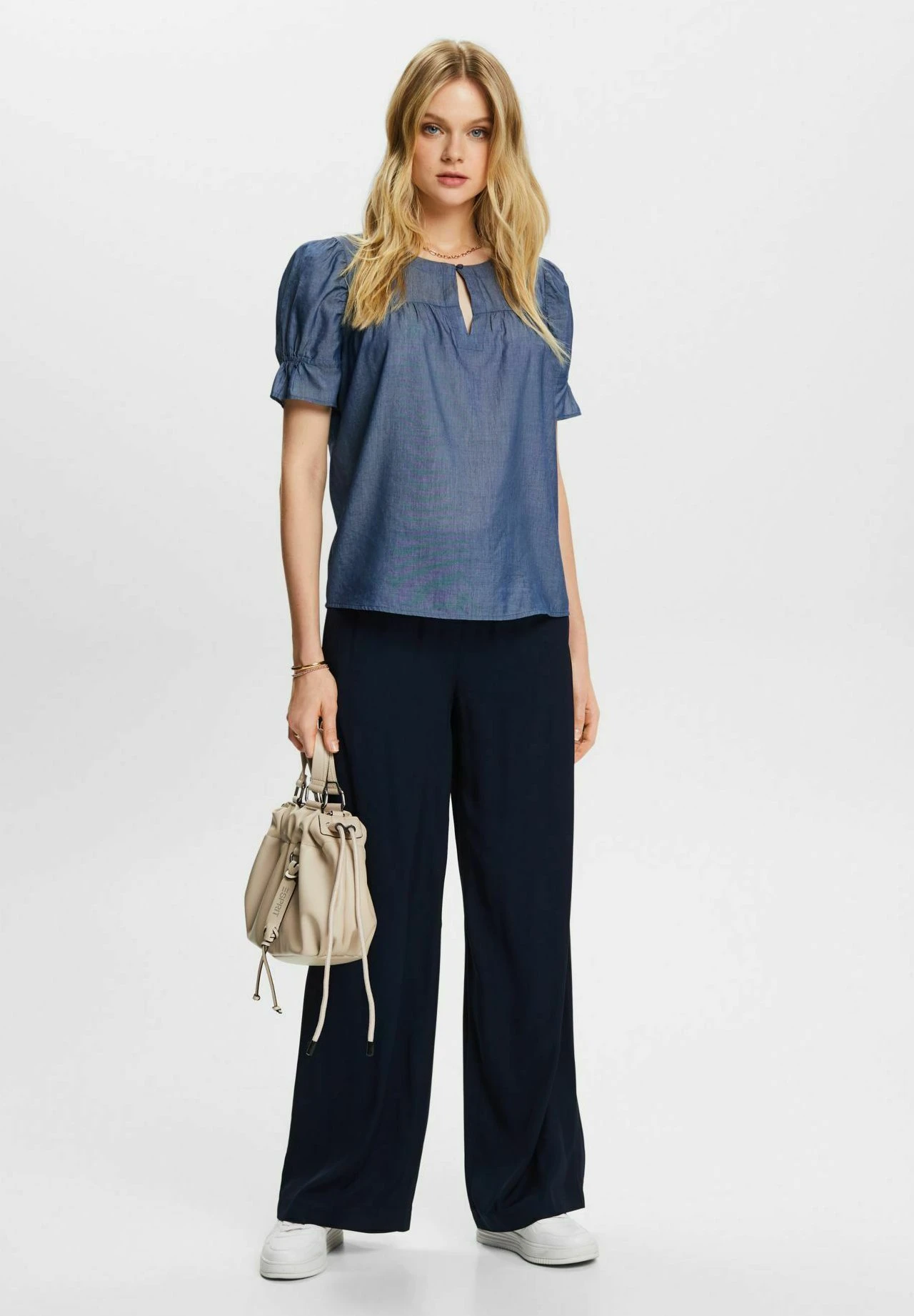 Edc By Esprit Blouse - Ink 2 Edc By Esprit Blouse - Ink - Afbeelding 2