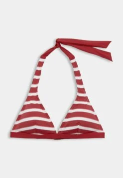 ESPRIT Brela Beach_Par Padded Halterneck Stripe - Bikinitop - Dark Red -Esprit 7f96ce06239d451ba580a525721c4185