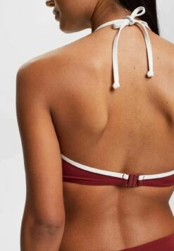 ESPRIT Tayrona Wattiertes In Wickelform - Bikinitop - Dark Red -Esprit 829a972f616442b79ebfa56f4888b2a0