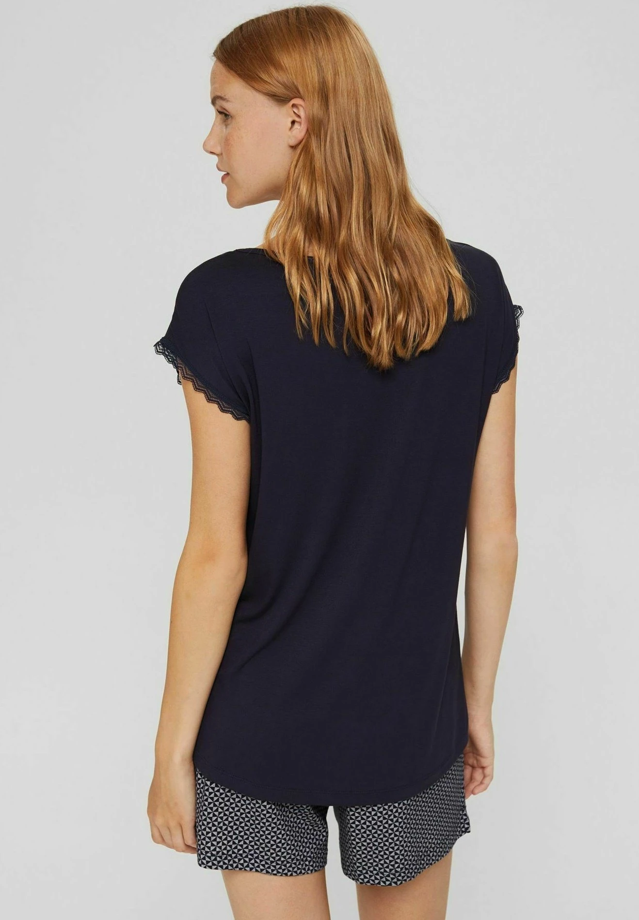 ESPRIT Pyjama - Pyjamashirt - Navy 2 ESPRIT Pyjama - Pyjamashirt - Navy - Afbeelding 2