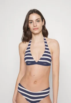 ESPRIT Brela Beach_Par Padded Halterneck Stripe - Bikinitop - Navy 3
