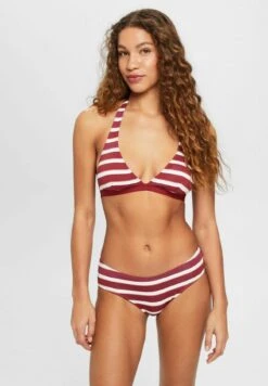 ESPRIT Brela _Par Sexy Hipster Stripe - Bikinibroekje - Dark Red