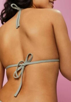 ESPRIT Recycelt Wattiertes - Bikinitop - Khaki Green -Esprit 846efc0293294471afa242665571ff72