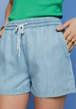 Edc By Esprit Jeansshort - Blue Bleached -Esprit 8484fbfa56a349fe99ba4bb2a74a15ac