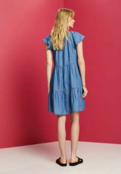 Edc By Esprit Light - Spijkerjurk - Blue Medium Washed New -Esprit 858b58b893054c7985ce15d358440631