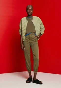 Edc By Esprit T-Shirt Basic - Khaki Green -Esprit 85d6fbfbdb4e4533bdd3bf5095d61d7a