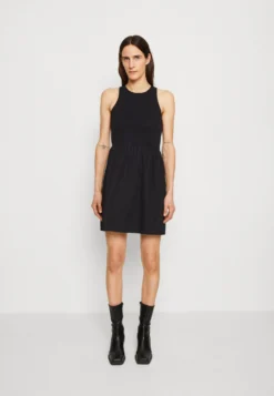 Edc By Esprit Fab Mix Dress - Jurk - Black