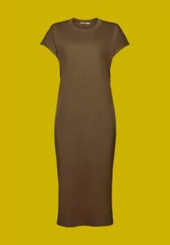 ESPRIT Gebreide Jurk - Khaki Green -Esprit 884285f22bac40719c880535007c71bf