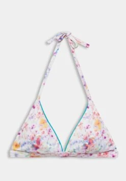 ESPRIT Wattiertes Neckholder Mit Floralem Print - Bikinitop - Teal Blue -Esprit 885157d02c1b4842ab49c77ce8e29368