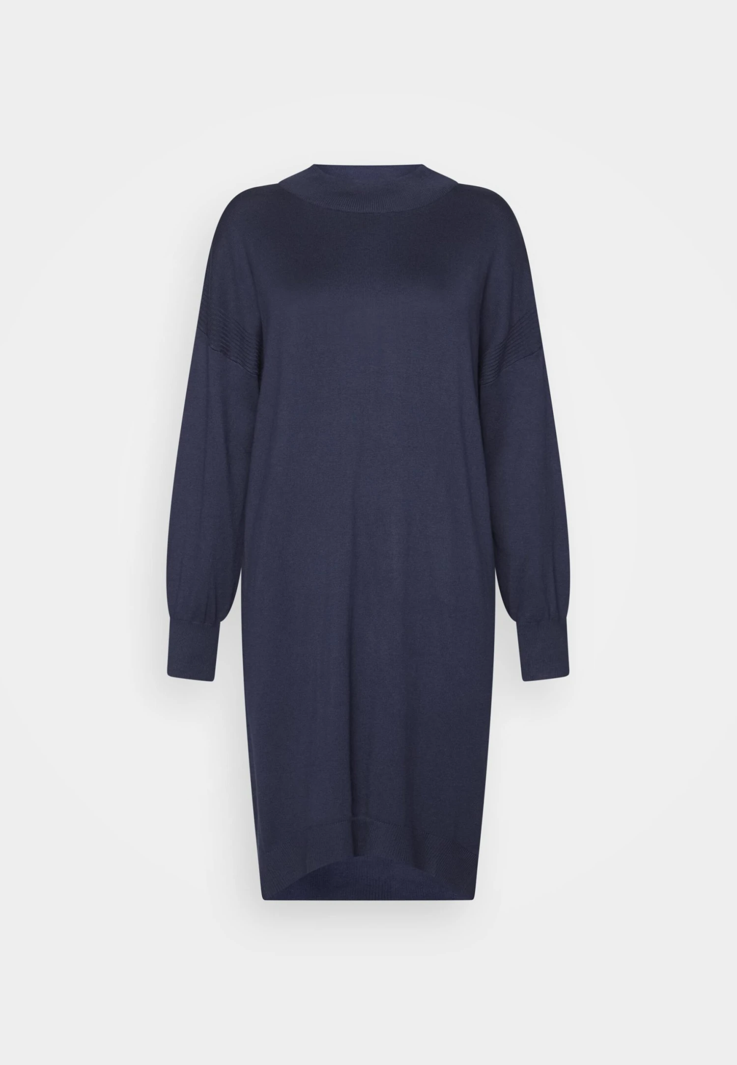 ESPRIT Mockneck Dress - Gebreide Jurk - Navy 1 ESPRIT Mockneck Dress - Gebreide Jurk - Navy