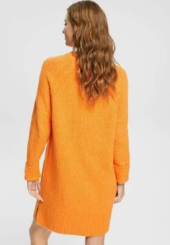 ESPRIT Dress - Gebreide Jurk - Golden Orange -Esprit 8b4865f3a9974ea7973dd715eba37396