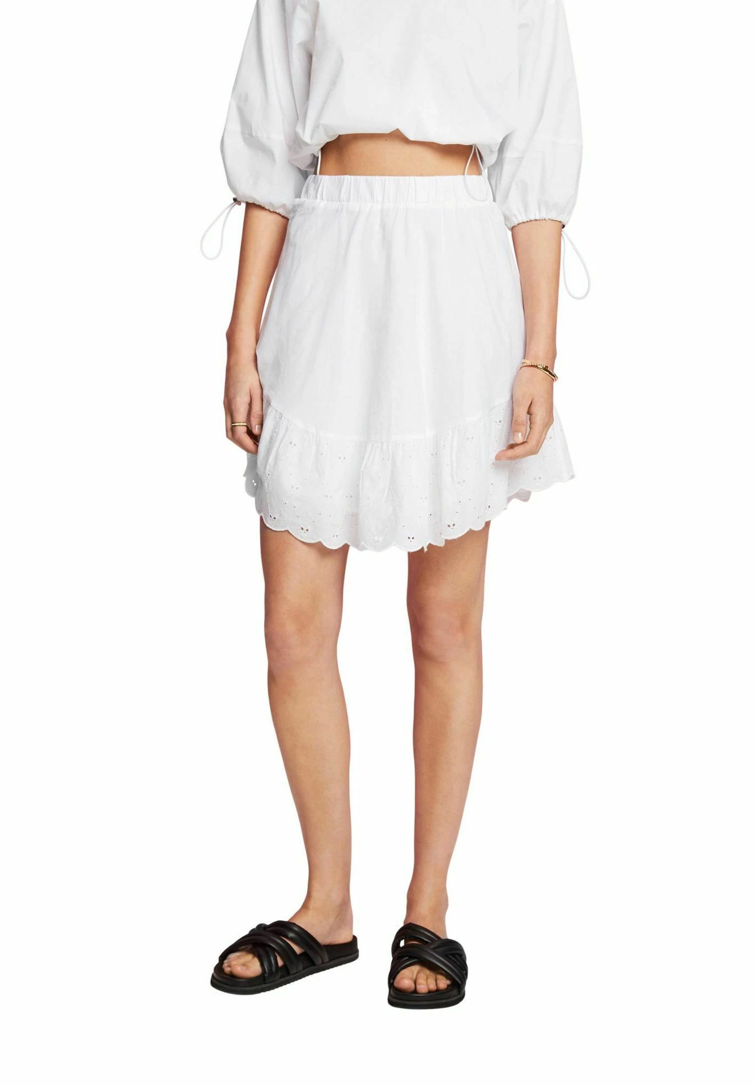 ESPRIT Light - A-Lijn Rok - White 1 ESPRIT Light - A-Lijn Rok - White