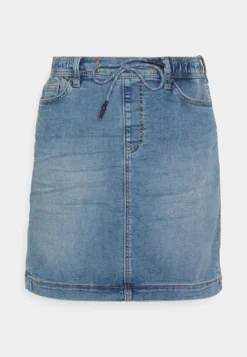 Edc By Esprit Jogg Skirt - Jeansrok - Blue Light Wash