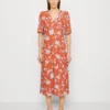 ESPRIT Dress - Blousejurk - Coral Orange
