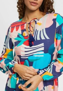 ESPRIT Mit Mehrfarbigem Print - Jurk - Ink -Esprit 91083ebdd35845438d89193101b34b6d