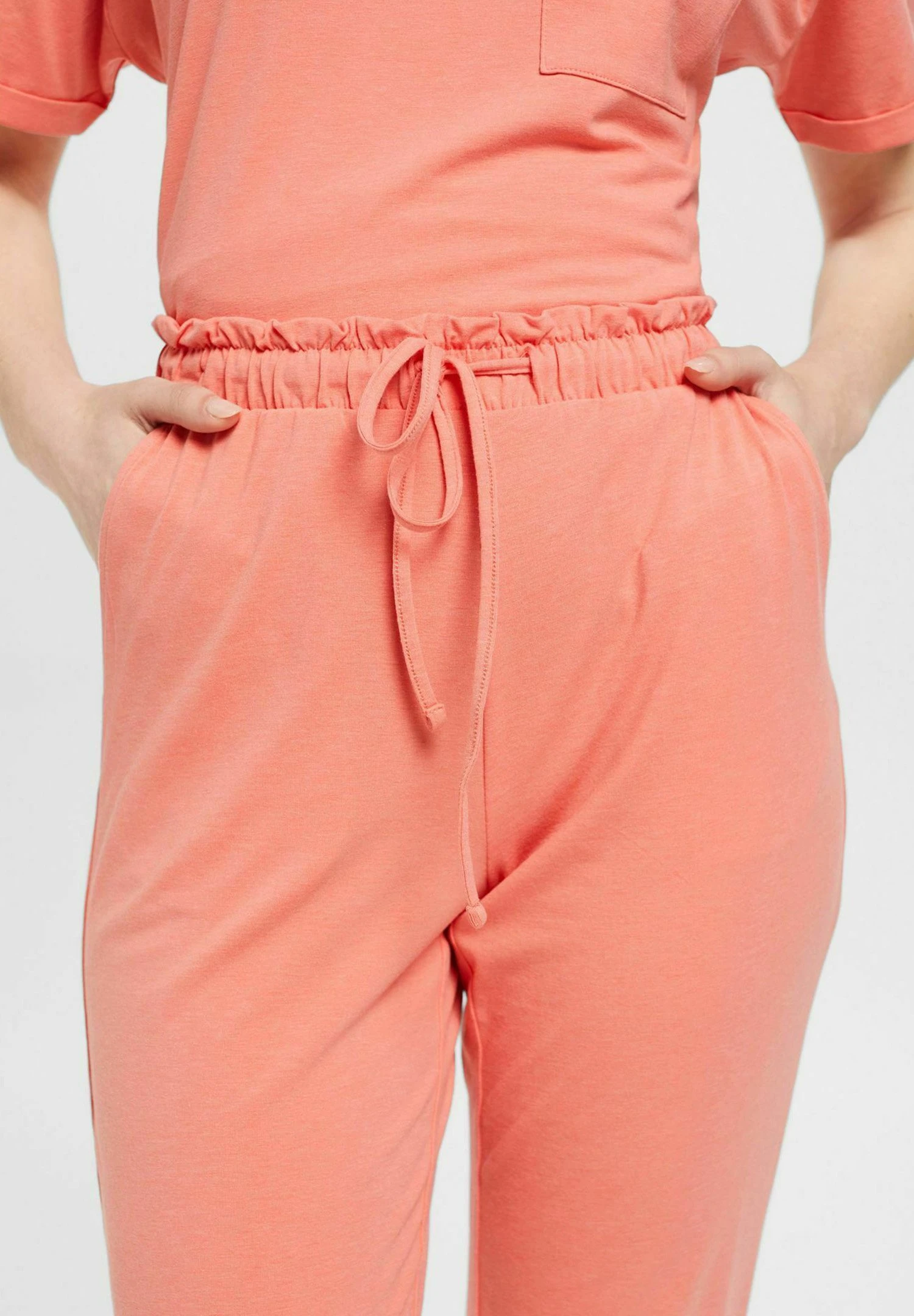 ESPRIT Cosy Melange Sus Single Long - Pyjamabroek - New Coral 4 ESPRIT Cosy Melange Sus Single Long - Pyjamabroek - New Coral - Afbeelding 4