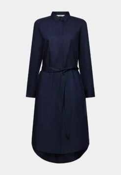 ESPRIT Mit Bindegürtel - Blousejurk - Navy -Esprit 92288f6863d74b8580454b517965cd87