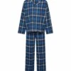ESPRIT Flannel Check - Pyjama - Ink