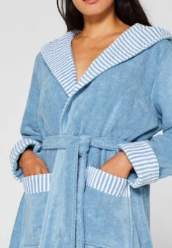 ESPRIT Mit Streifen - Badjas - Sky Blue 7 ESPRIT Mit Streifen - Badjas - Sky Blue -Esprit 92e57470b7f046759f538aa95a5273ae