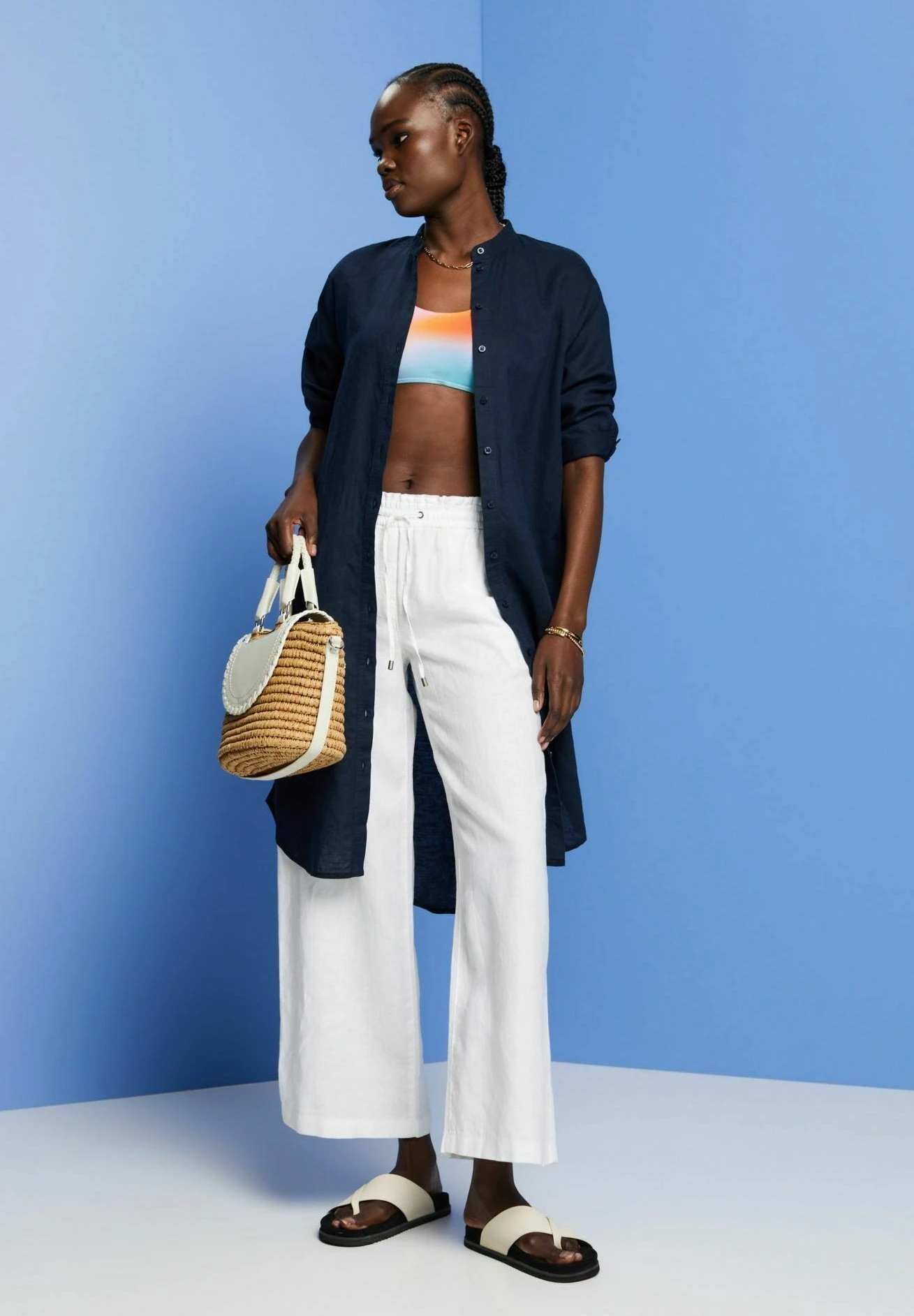 ESPRIT Blousejurk - Navy 6 ESPRIT Blousejurk - Navy - Afbeelding 6