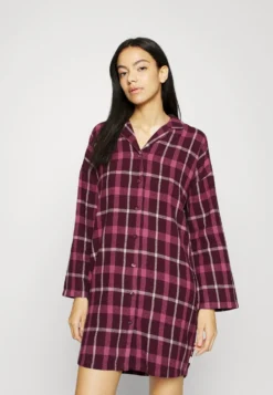 ESPRIT Nightshirt Long Sleeve - Nachtjapon - Bordeaux Red