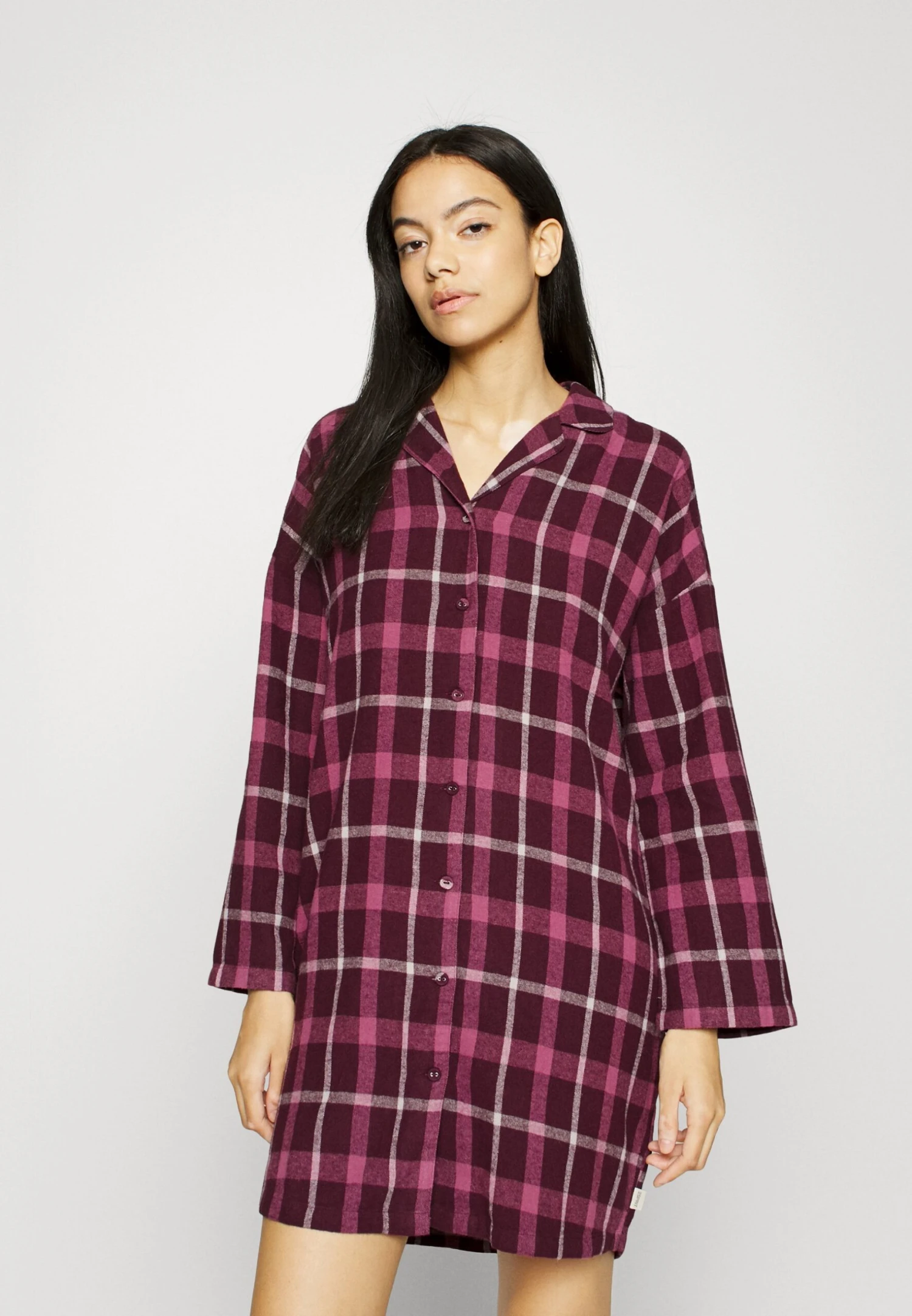 ESPRIT Nightshirt Long Sleeve - Nachtjapon - Bordeaux Red 1 ESPRIT Nightshirt Long Sleeve - Nachtjapon - Bordeaux Red
