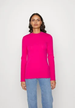 Edc By Esprit F_Sus 362 - Longsleeve - Pink Fuchsia