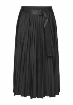 ESPRIT Mit Gürtel - A-Lijn Rok - Black -Esprit 95620eca69e2458d9ef4daa5ef6f4ae6