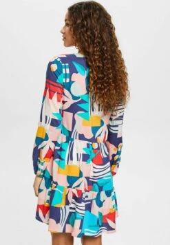 ESPRIT Mit Mehrfarbigem Print - Jurk - Ink -Esprit 97567097e3e1427e8b6ad08c5ebbb324