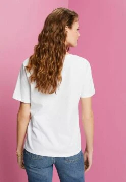 Edc By Esprit T-Shirt Basic - White -Esprit 9a9e933176c54d4b9c29e6a9b9239eb2