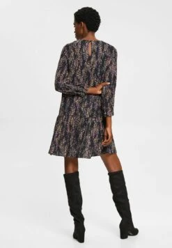 ESPRIT Mit Muster Und Cutout - Jurk - Black 9 ESPRIT Mit Muster Und Cutout - Jurk - Black -Esprit 9ac4ae7a90c54e6a908012ce255dcb7e