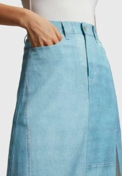 ESPRIT Mit Allover Print - A-Lijn Rok - Blue Medium Washed New -Esprit 9b5cb4dc69d3462182286c0241211ad2