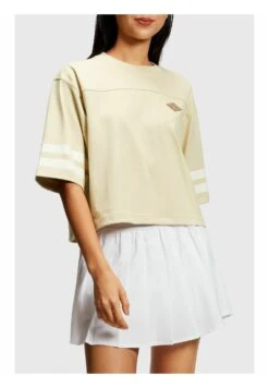 ESPRIT Cropped College Mit Logo - T-Shirt Print - Light Beige -Esprit 9beb16b85e2347dfbaa4552c381c6863