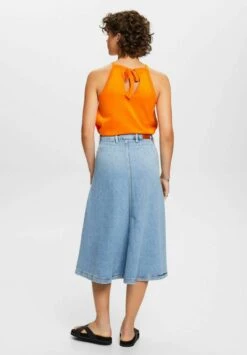 ESPRIT A-Lijn Rok - Blue Medium Washed New -Esprit 9d3559331cd944b5b95867c7eac97ab4