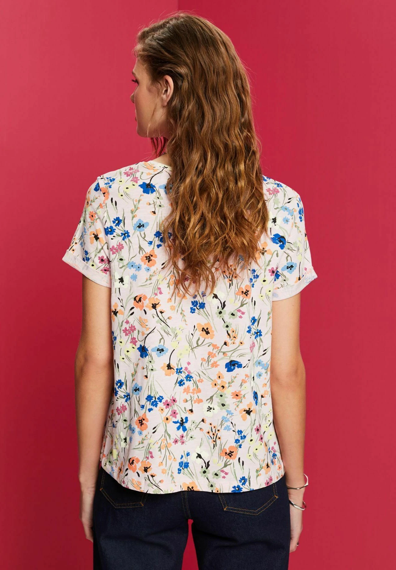 ESPRIT T-Shirt Print - Light Pink 5 ESPRIT T-Shirt Print - Light Pink - Afbeelding 5