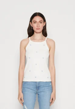 Edc By Esprit Embro - Top - Off White