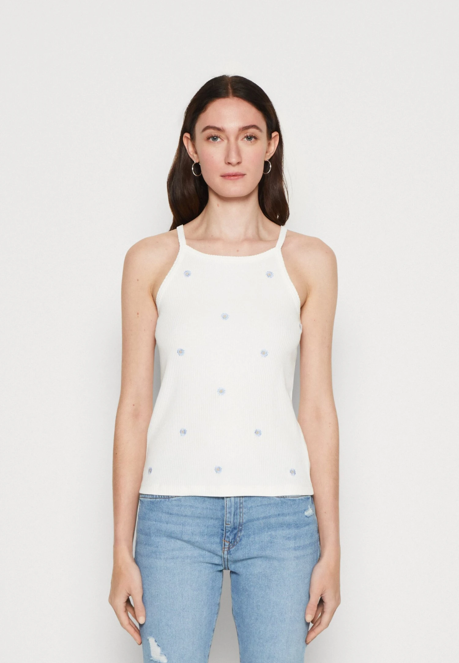 Edc By Esprit Embro - Top - Off White 1 Edc By Esprit Embro - Top - Off White