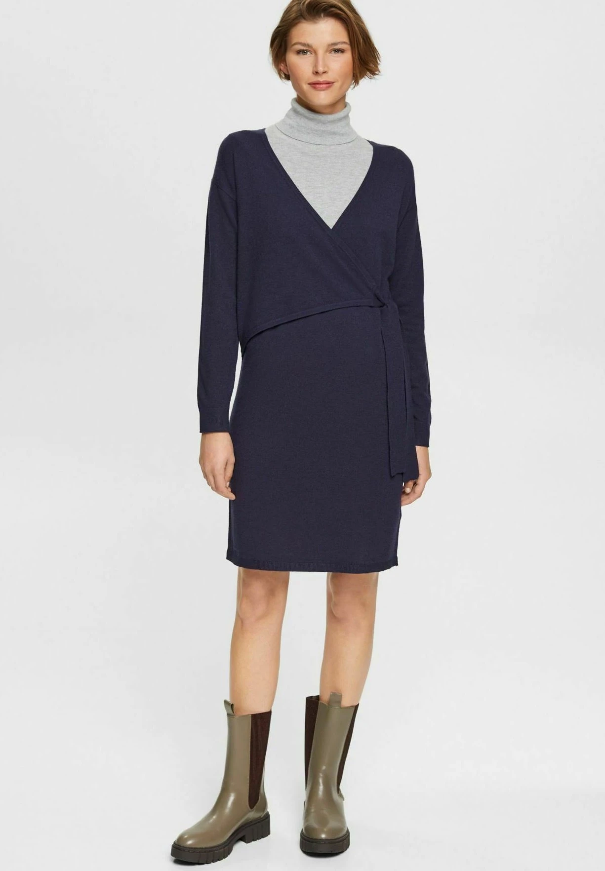 ESPRIT Flat- Etui-Jurk - Navy 5 ESPRIT Flat- Etui-Jurk - Navy - Afbeelding 5