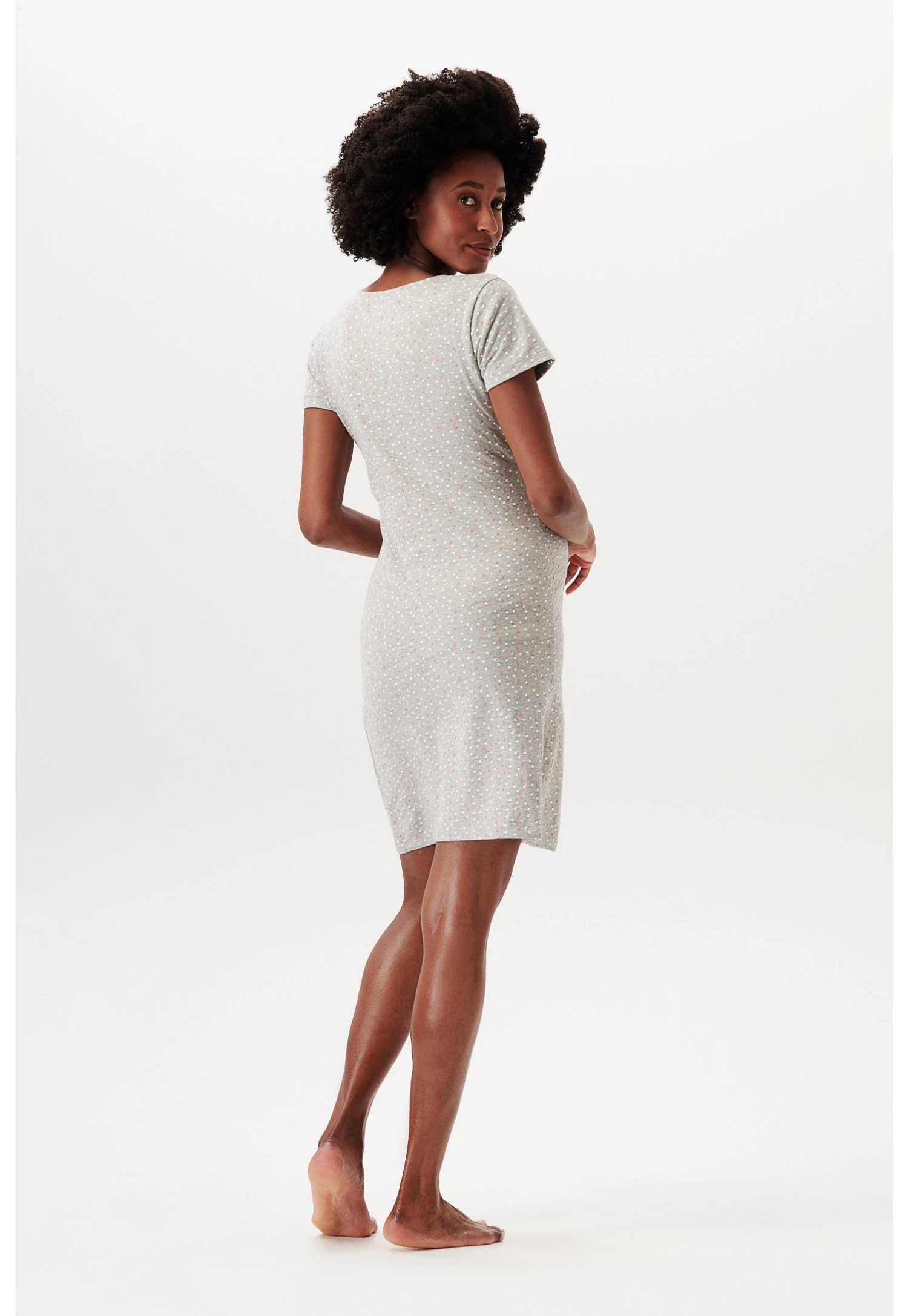 Jerseyjurk - Light Grey Melange 4 Jerseyjurk - Light Grey Melange - Afbeelding 4